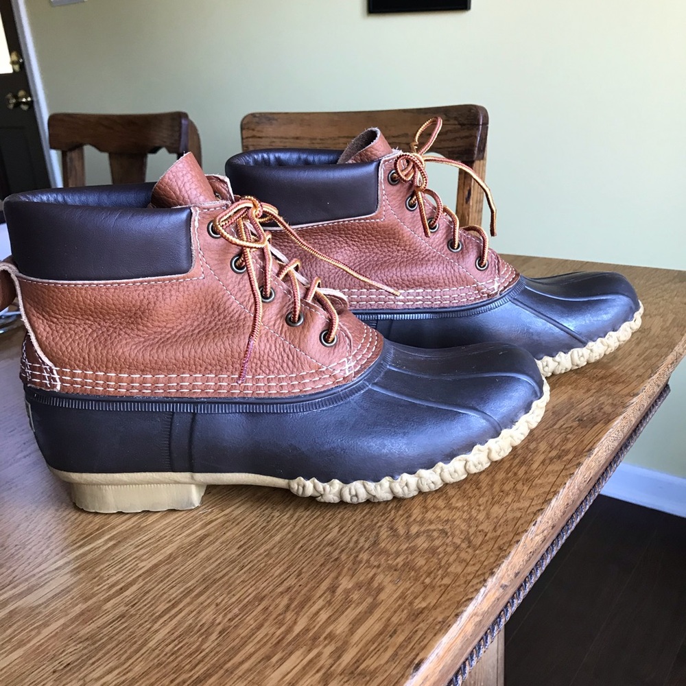 LL Bean 6” Boots,  Women’s sz 11 - Men’s sz 9